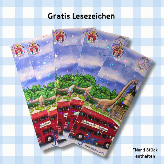 1 Gratis Glitzer-Lesezeichen / Flupsi & die Elbspürnasen kindafcreations