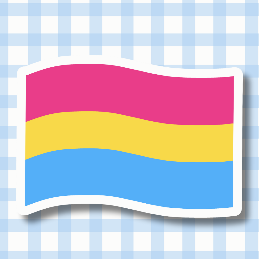 Flaggenfritze Pansexuell Flagge 90x150 Cm | Reißfestes Polyester, 2 Metallösen | + Gratis Sticker