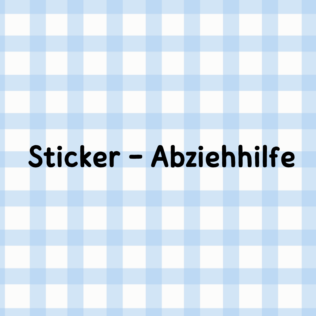 Add-on - Rückseitenschnitt für leichteres Ablösen kindafcreations