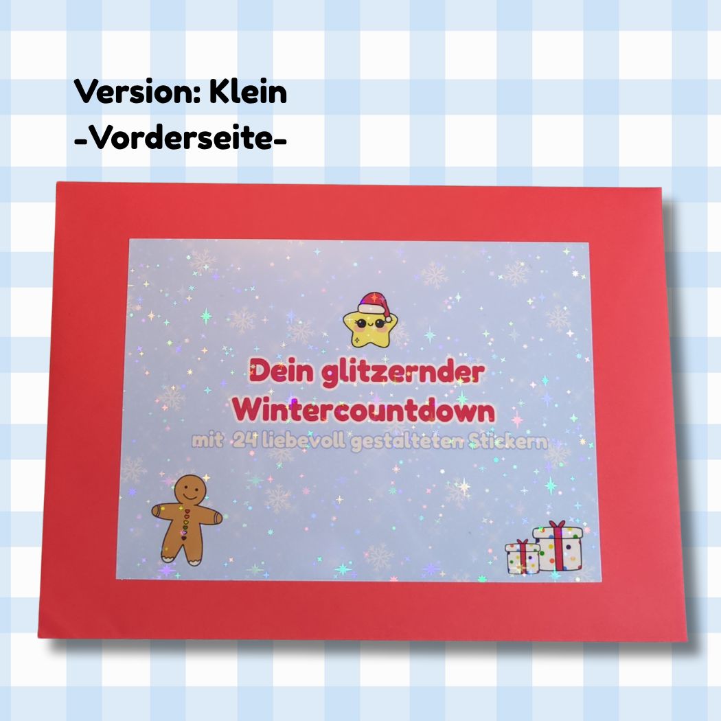 Adventskalender - Dein glitzernder Wintercountdown kindafcreations Klein