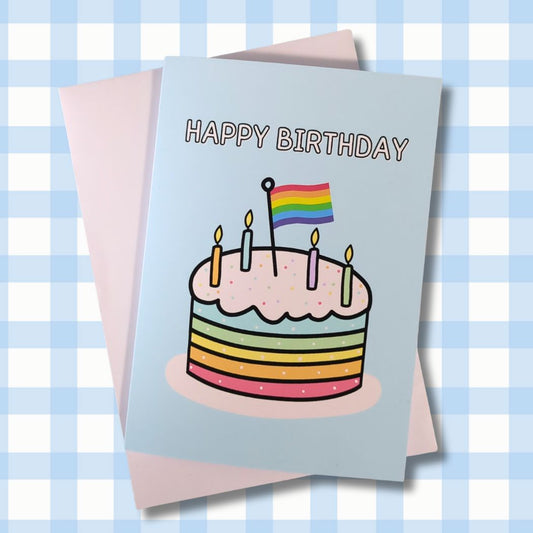 Happy Birthday - Grußkarte Grußkarte kindafcreations