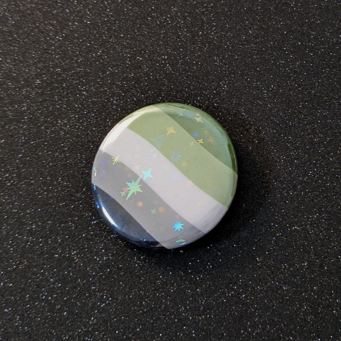 Holo Glitzer Button - Pride Flaggen - verschiedene kindafcreations Aromantisch