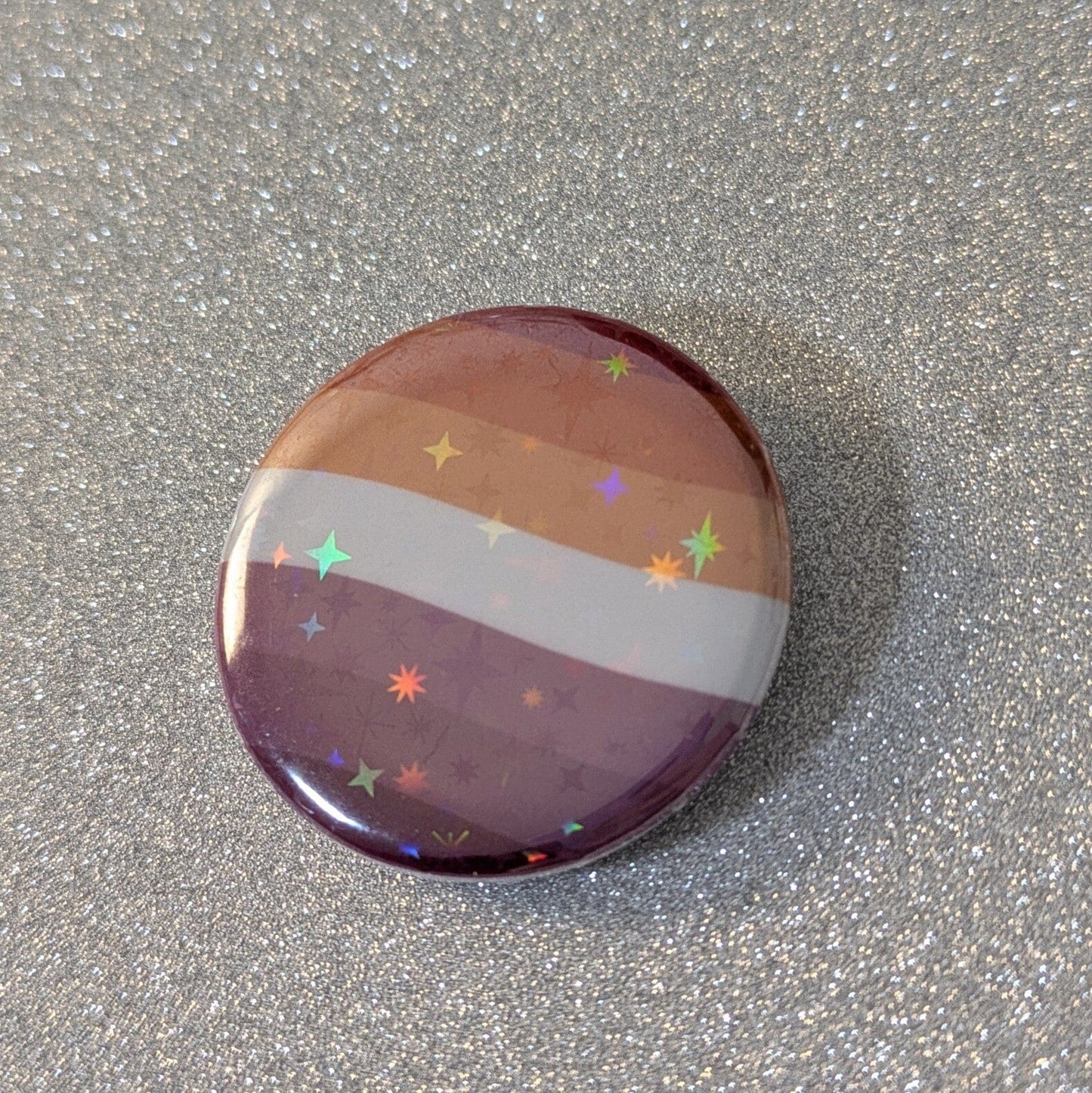 Holo Glitzer Button - Pride Flaggen - verschiedene kindafcreations Lesbisch