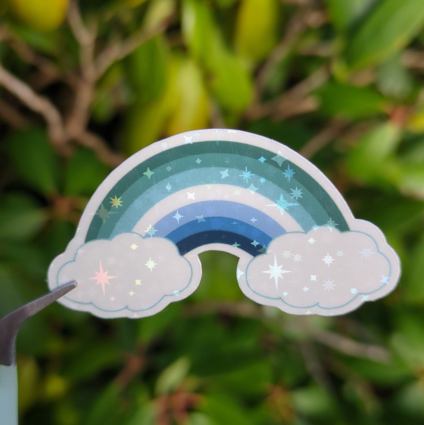 Holo Glitzer Vinyl Sticker - Regenbogen - Gay Sticker kindafcreations