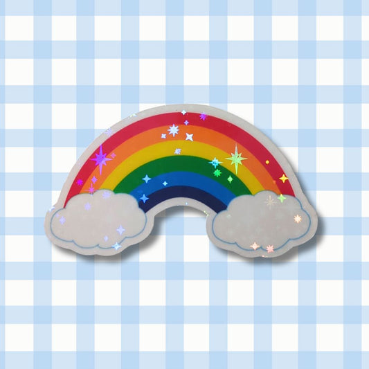Holo Glitzer Vinyl Sticker - Regenbogen - LGBTQ Pride Sticker kindafcreations