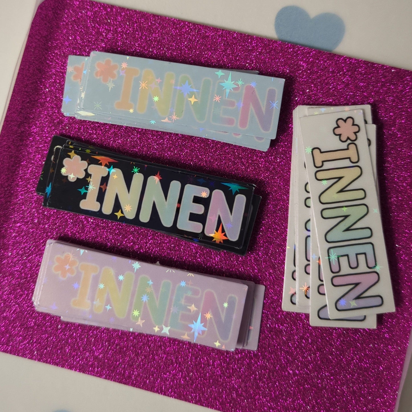 *innen - Holo Glitzer Vinyl Sticker Sticker kindafcreations