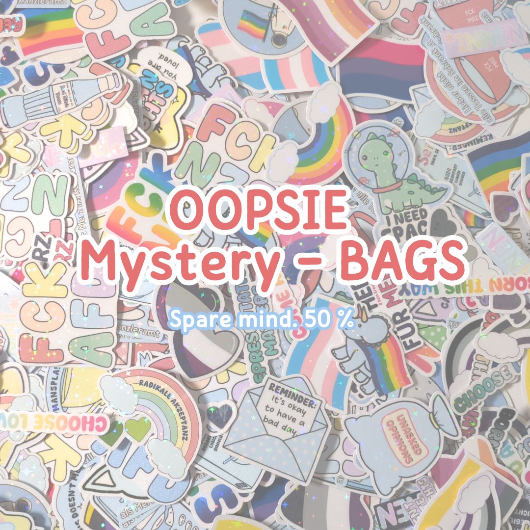 Oopsie Mystery Bags – Überraschungstüten mit B-Ware Stickern Sticker kindafcreations