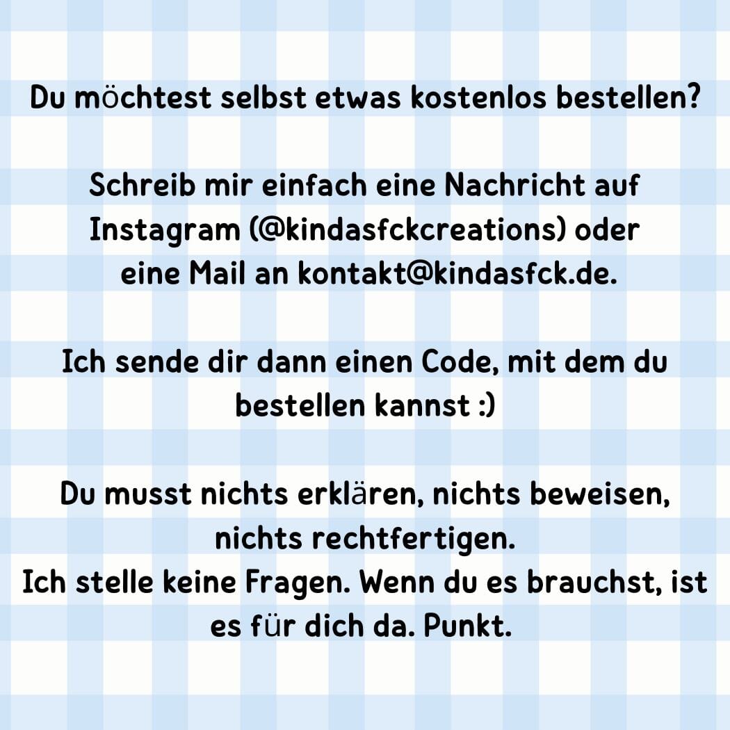 Pay it forward - Glitzer für alle! kindafcreations