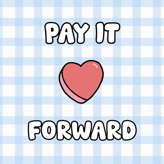 Pay it forward - Glitzer für alle! kindafcreations