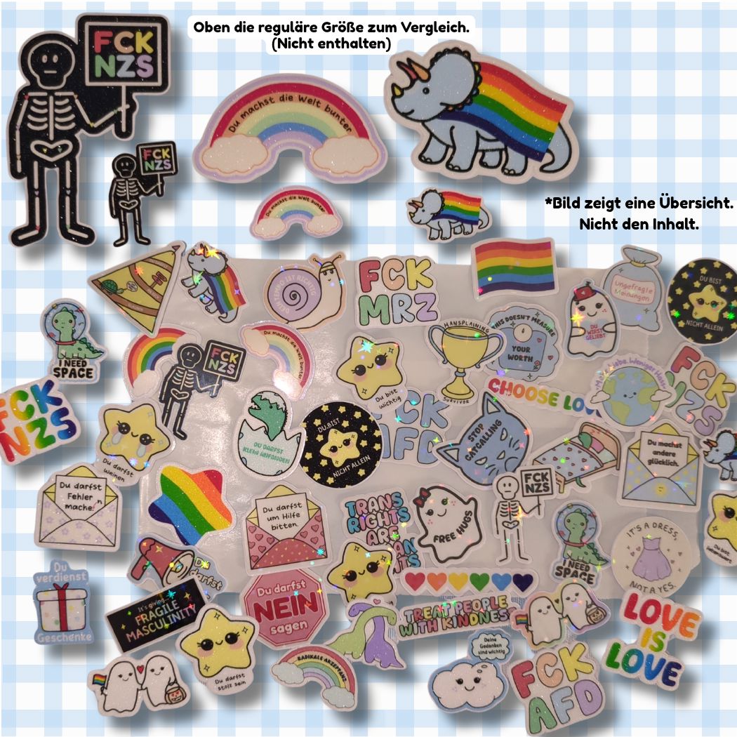 Sticker-Konfetti - Mini Sticker Sets kindafcreations