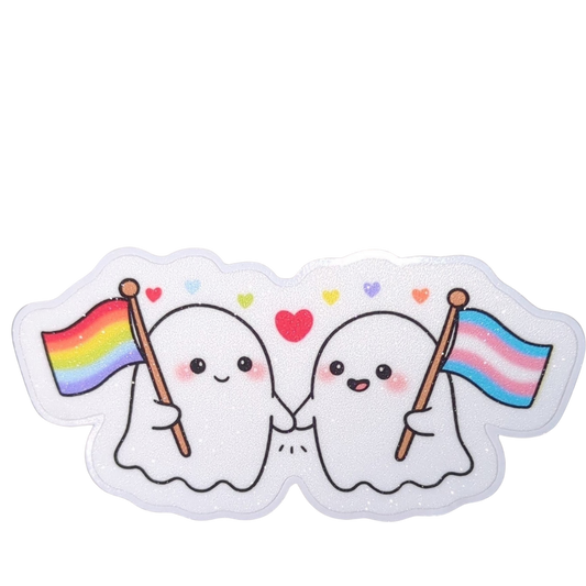 Pride Geister | Glitzer Vinyl Sticker