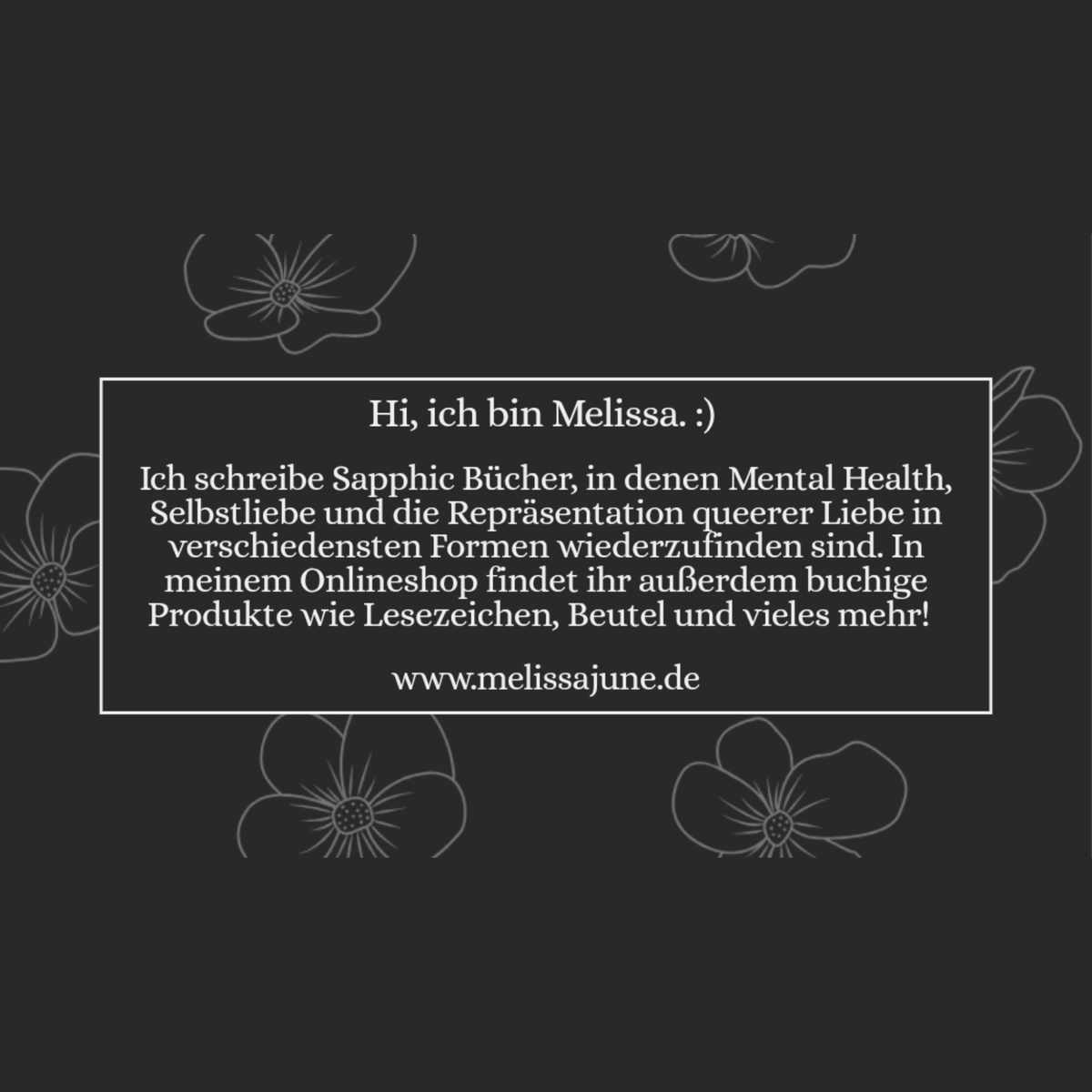 Kostenloses Lesezeichen von Autorin Melissa June 🌈 | 1 pro Bestellung