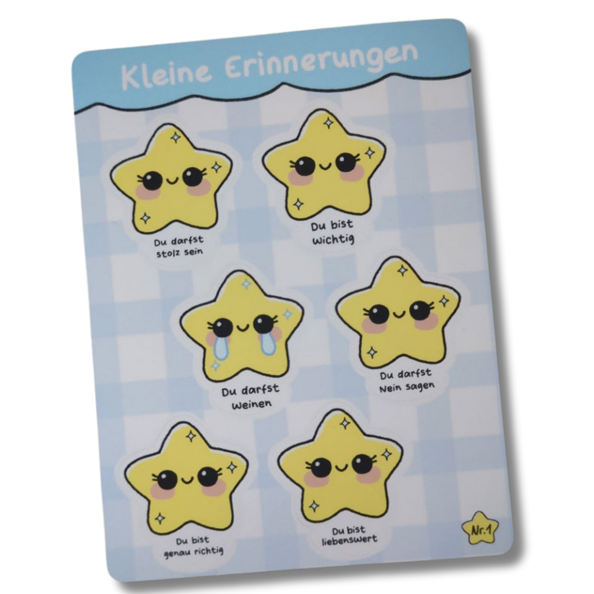 Kleine Erinnerungen - Sterne - Vinyl Sticker Sheet
