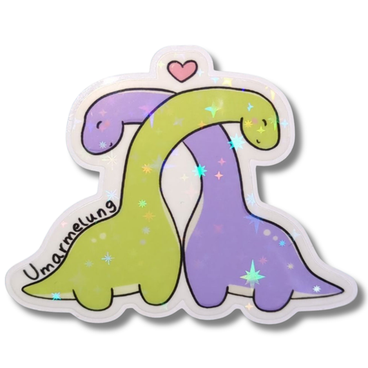 Umarmelung - Dinos - Holo Vinyl Sticker