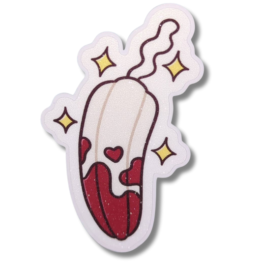 Tampon | Glitzer Vinyl Sticker