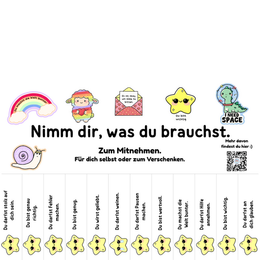 Nimm dir, was du brauchst 🫶🏼 | Gratis Download