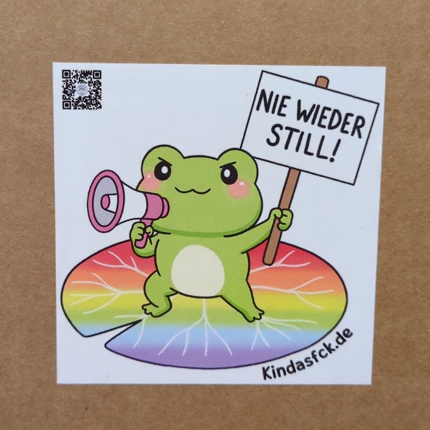 50 Stück | Outdoor Sticker kindafcreations 50 Stück - Frosch 