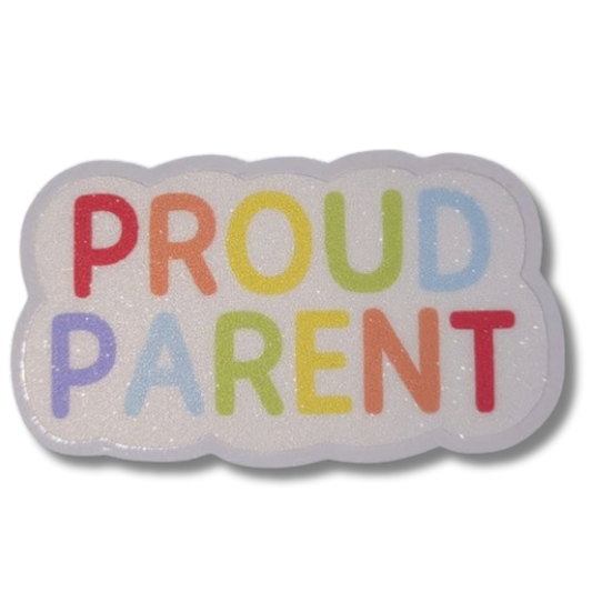 Proud Parent |Glitzer Vinyl Sticker