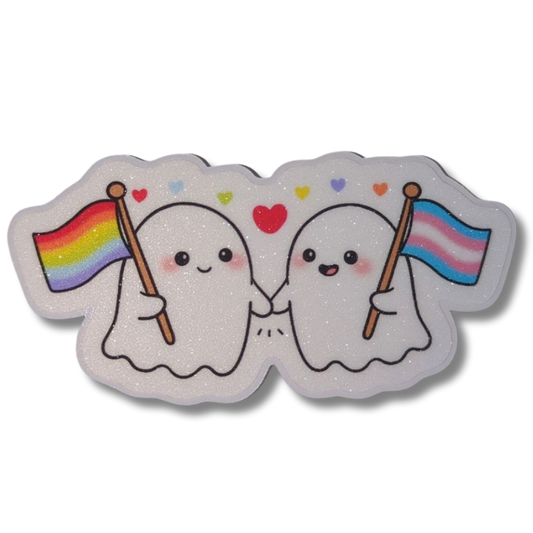 Pride Geister | Glitzer Vinyl Sticker