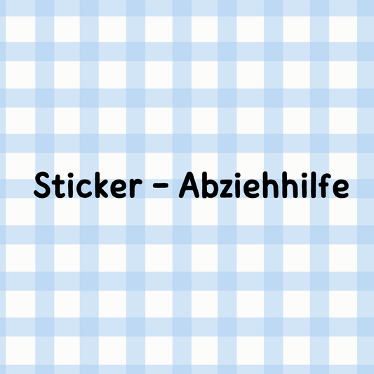 Add-on - Rückseitenschnitt für leichteres Ablösen kindafcreations 