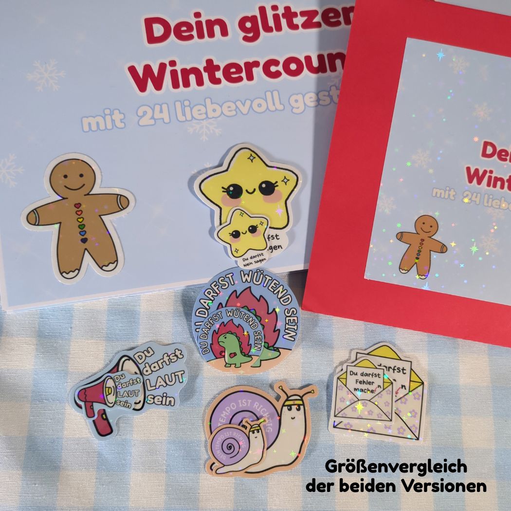 Adventskalender - Dein glitzernder Wintercountdown kindafcreations 