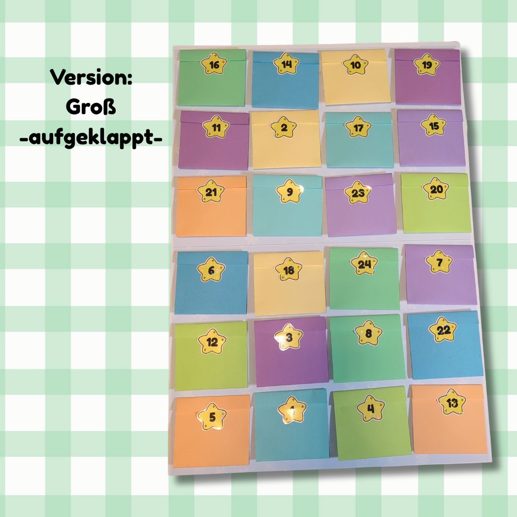 Adventskalender - Dein glitzernder Wintercountdown kindafcreations 