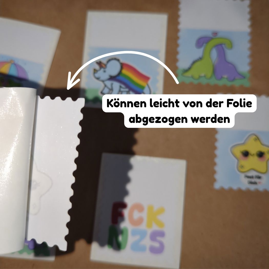 Briefmarken - Sticker | Porto kompatibel kindafcreations 
