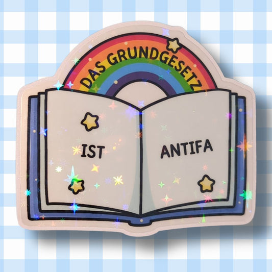 Das Grundgesetz...| Holo Vinyl Sticker kindafcreations 