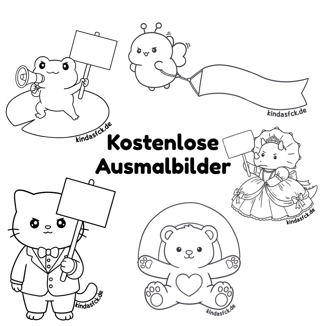 Demo-Schilder zum Ausdrucken kindafcreations 