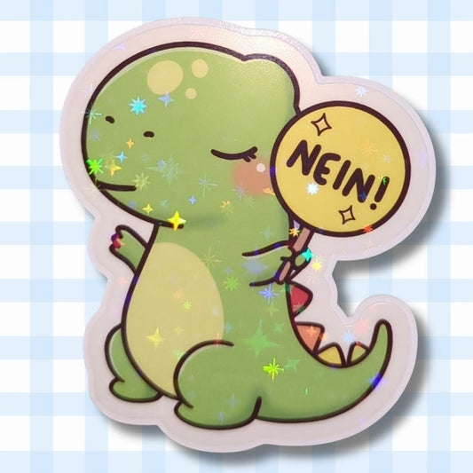Di-NO-saurier | Holo Vinyl Sticker kindafcreations 
