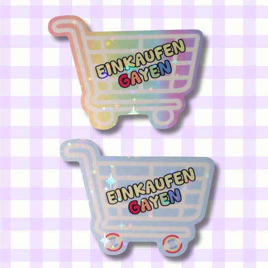 Holo Glitzer Vinyl Sticker - Einkaufen GAYEN Sticker kindafcreations 