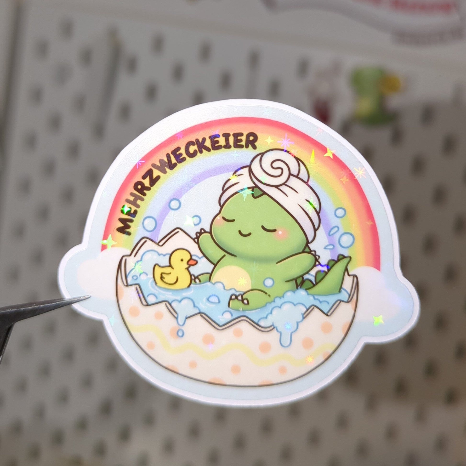MEHRZWECKEIER | Jugendwort 2026? | Holo Vinyl Sticker kindafcreations 