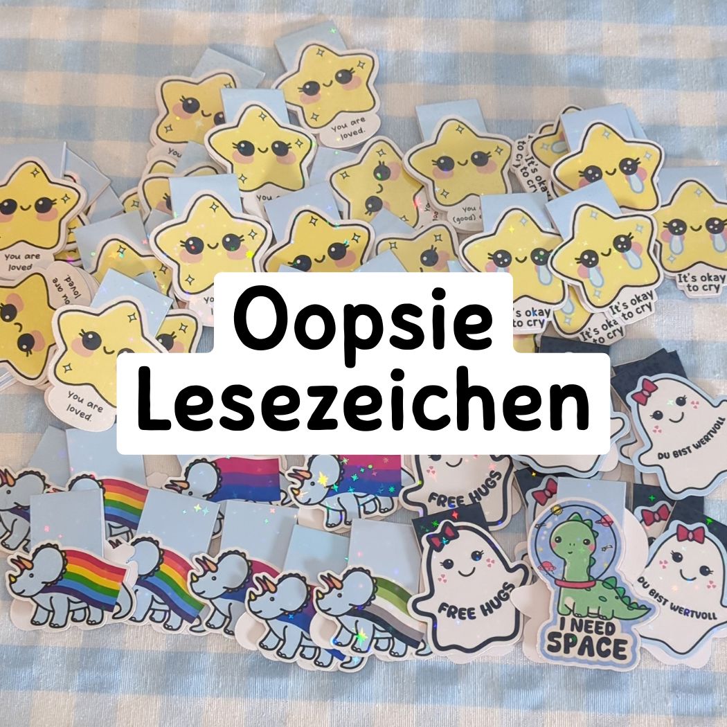 Oopsie - Magnetische Lesezeichen Magnetisches Lesezeichen kindafcreations 