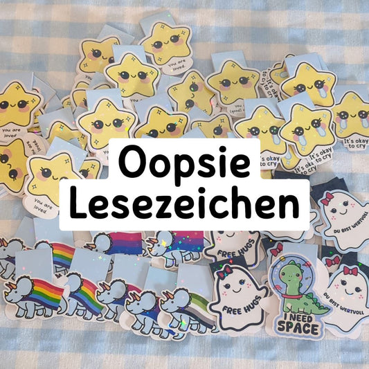 Oopsie - Magnetische Lesezeichen Magnetisches Lesezeichen kindafcreations 