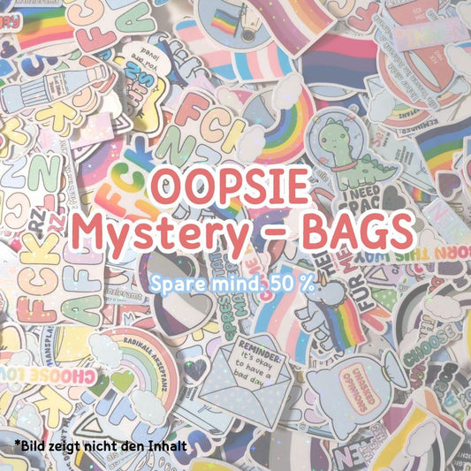 Oopsie Mystery Bags – Überraschungstüten mit B-Ware Stickern Sticker kindafcreations 