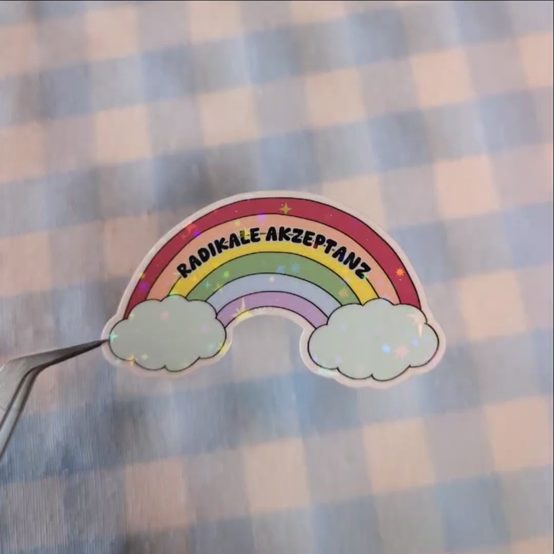 Radikale Akzeptanz Sticker Holo DBT