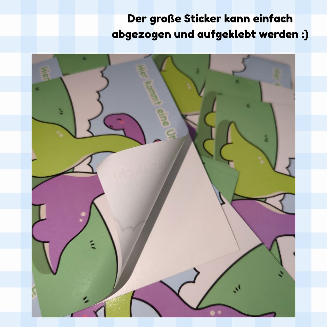 Sticker - Postkarte | Umarmelung kindafcreations 
