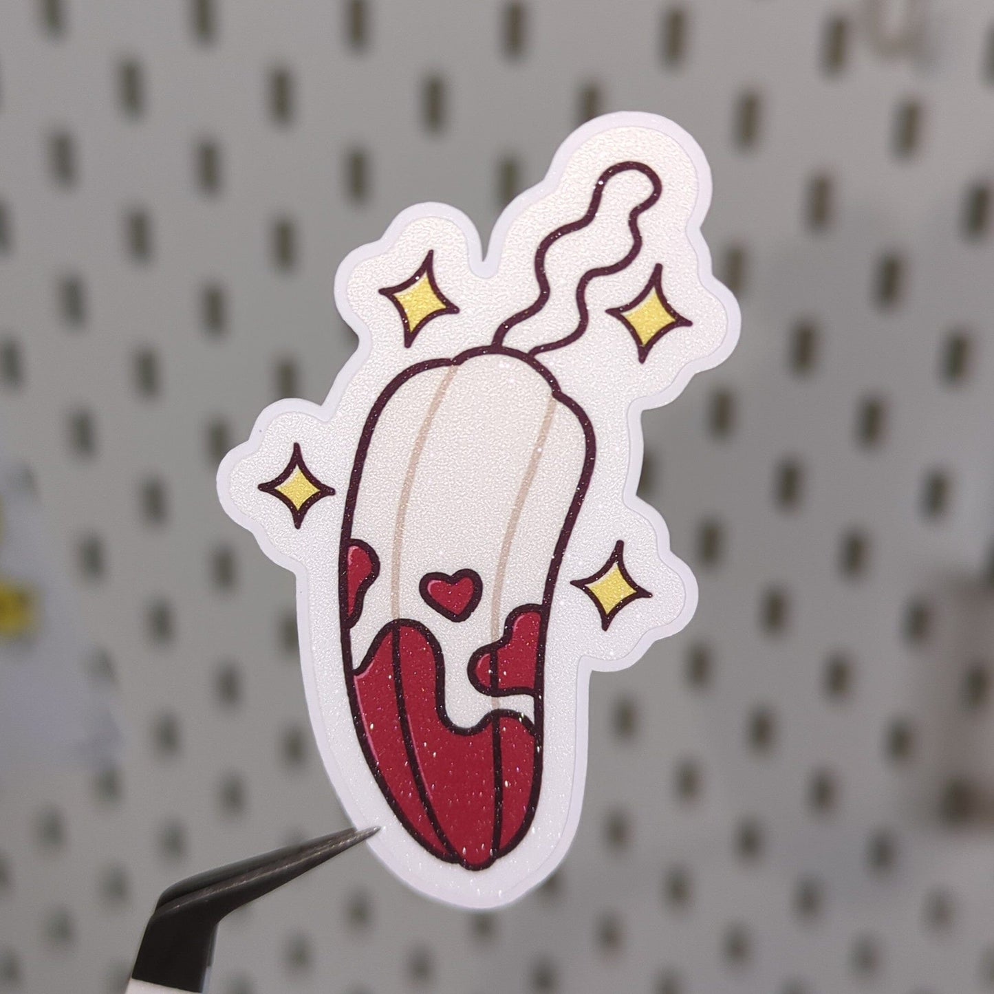 Tampon | Glitzer Vinyl Sticker kindafcreations 