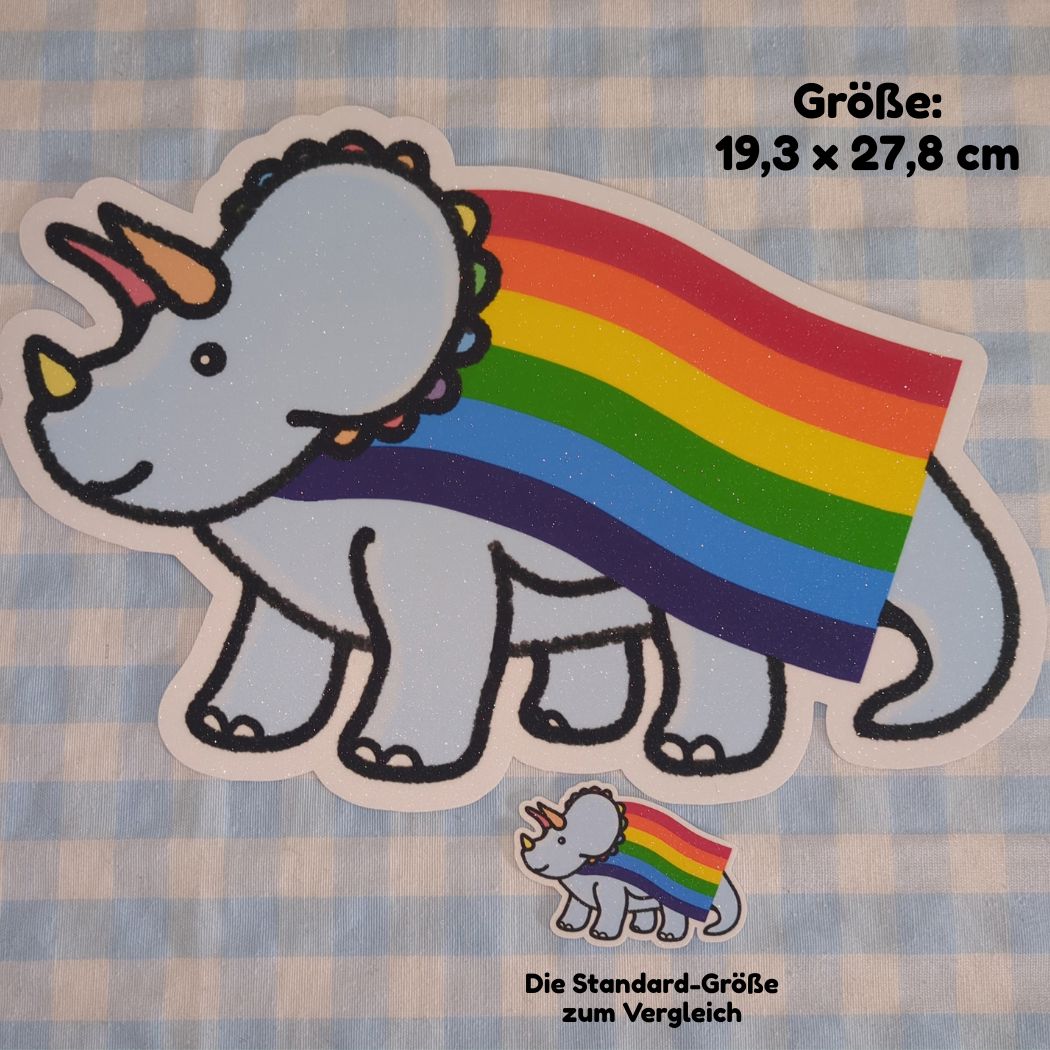 XL Sticker - Mit deinem Lieblings-Motiv Sticker kindafcreations 