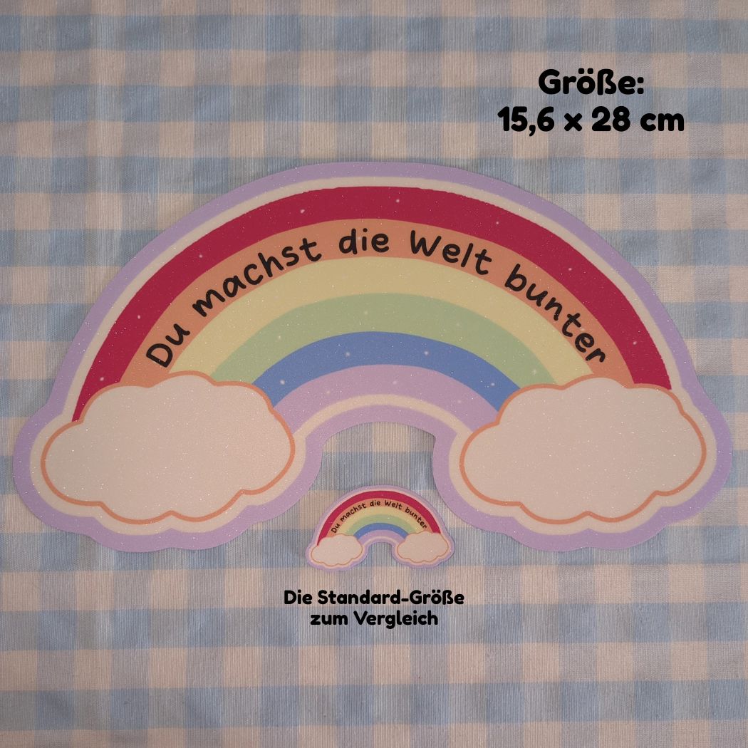 XL Sticker - Mit deinem Lieblings-Motiv Sticker kindafcreations 