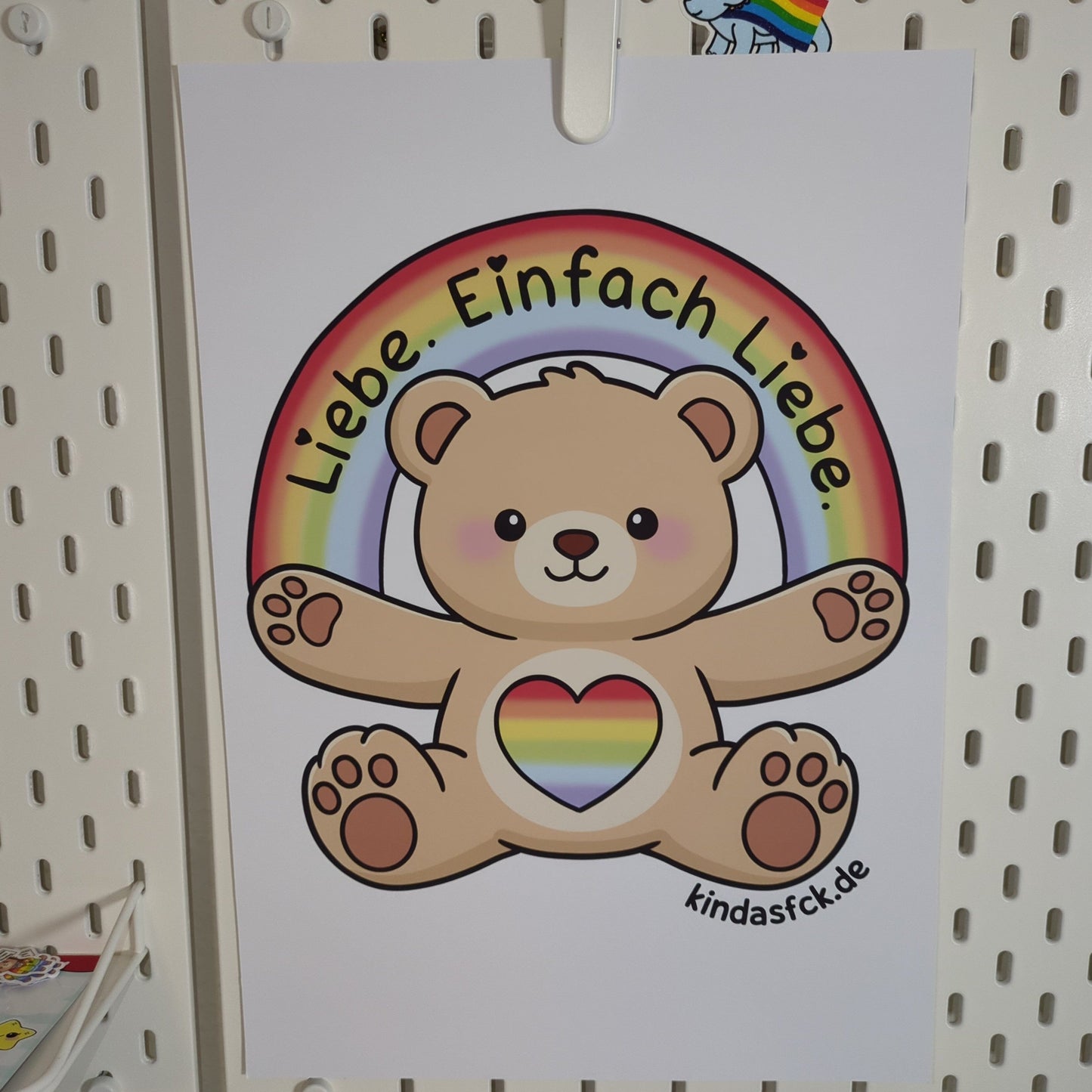 XXL Protest-Drucke | A3| ❣️ Wird in der Mitte geschnitten & als zwei A4-Seiten verschickt kindafcreations Teddy Mit Text 